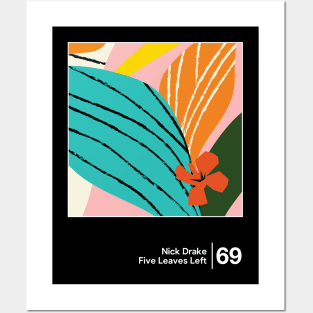 Five Leaves Left / Minimalist Style Graphic Artwork Posters and Art